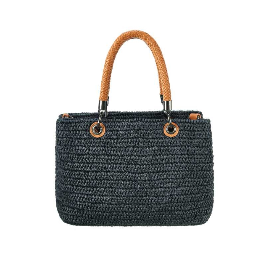SEABREEZE TOTE RAFFIABAST BLACK